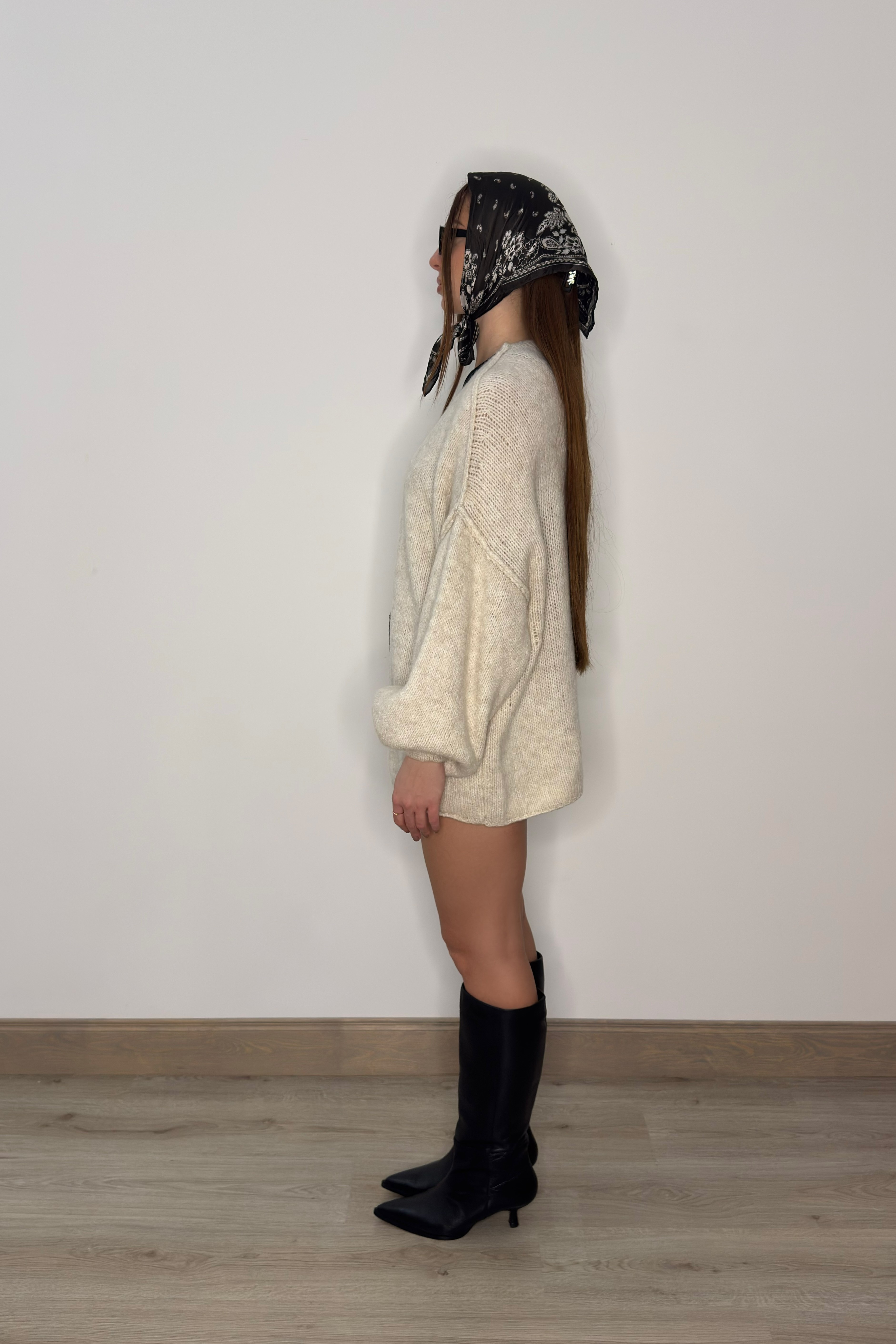 Vilnas džemperis - krema